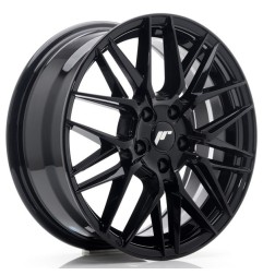 JR Wheels JR28 17x7 ET40 5x112 Glossy Black