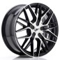 JR Wheels JR28 17x8 ET25-40 BLANK Gloss Black Machined Face JR Wheels JR28 17x8 ET25-40 BLANK Gloss Black Machined Face