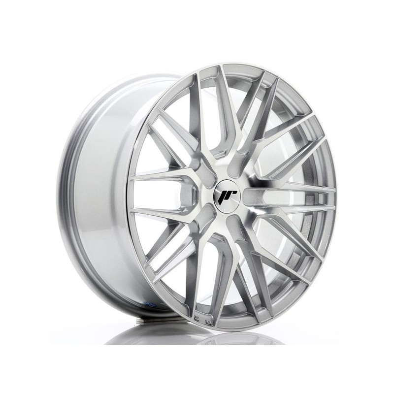 JR Wheels JR28 17x8 ET25-40 BLANK Silver Machined Face