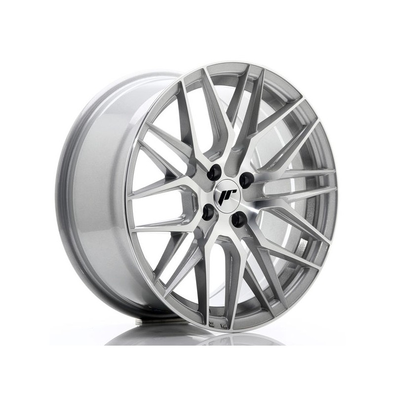 JR Wheels JR28 17x8 ET40 4x100 Silver Machined Face JR Wheels JR28 17x8 ET40 4x100 Silver Machined Face