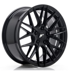 JR Wheels JR28 17x8 ET40 5x112 Glossy Black