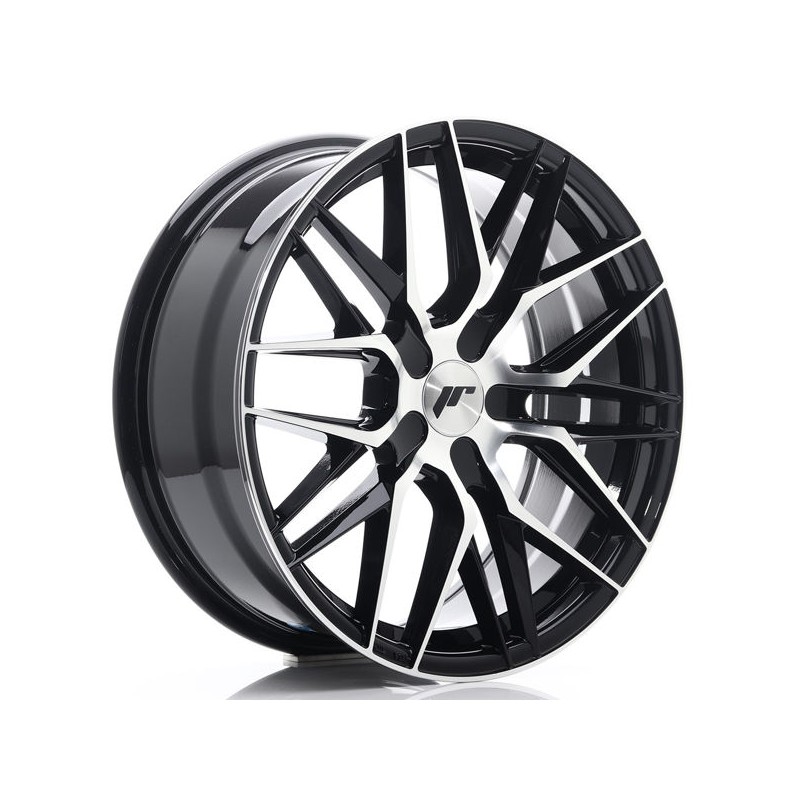 JR Wheels JR28 18x7,5 ET20-40 BLANK Gloss Black Machined Face