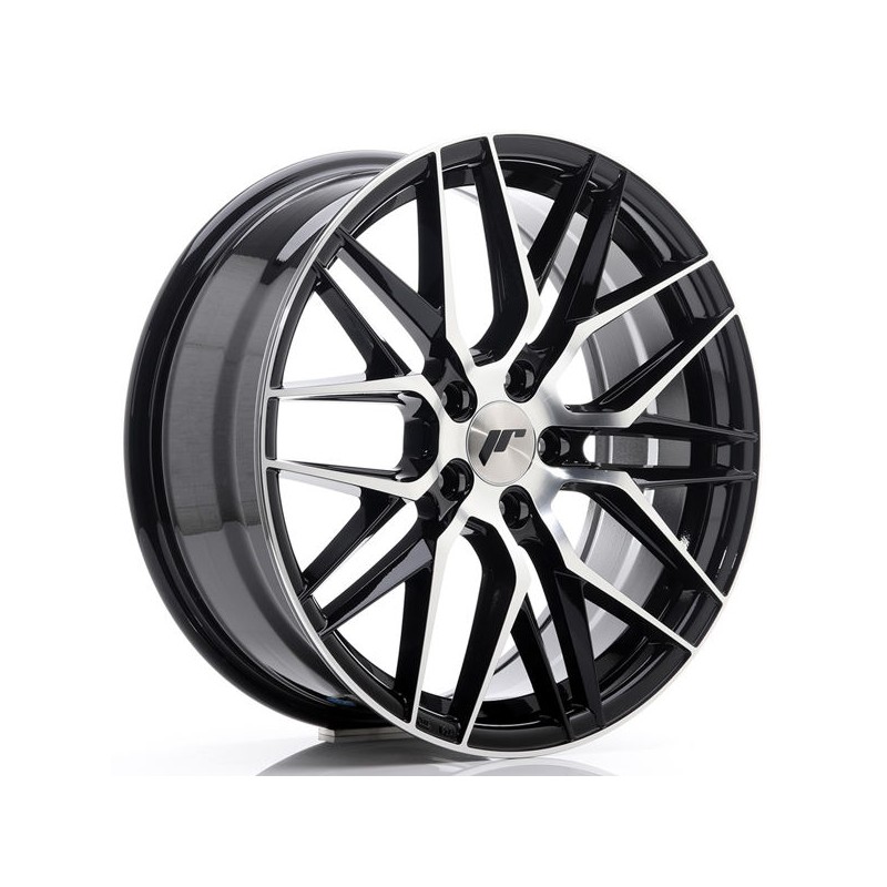 JR Wheels JR28 18x7,5 ET40 5x112 Gloss Black Machined Face