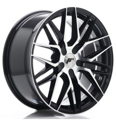 JR Wheels JR28 18x8,5 ET20-40 5H BLANK Gloss Black Machined Face