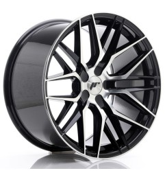 JR Wheels JR28 19x10,5 ET20-40 5H BLANK Gloss Black Machined Face
