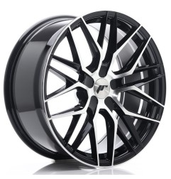 JR Wheels JR28 19x8,5 ET20-40 5H BLANK Gloss Black Machined Face
