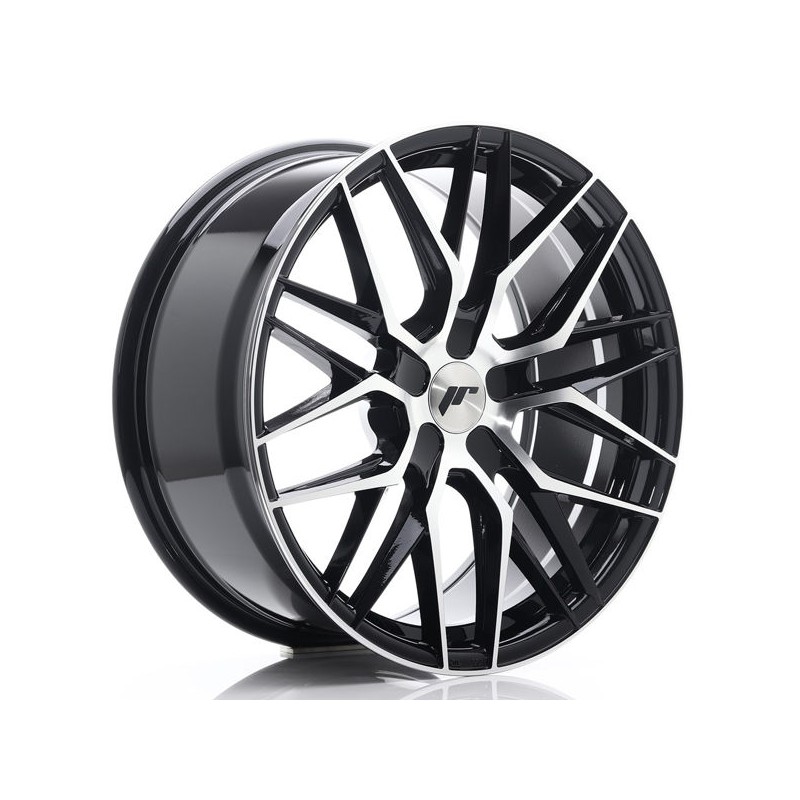 JR Wheels JR28 19x8,5 ET20-40 5H BLANK Gloss Black Machined Face