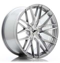 JR Wheels JR28 20x10 ET20-40 5H BLANK Silver Machined Face