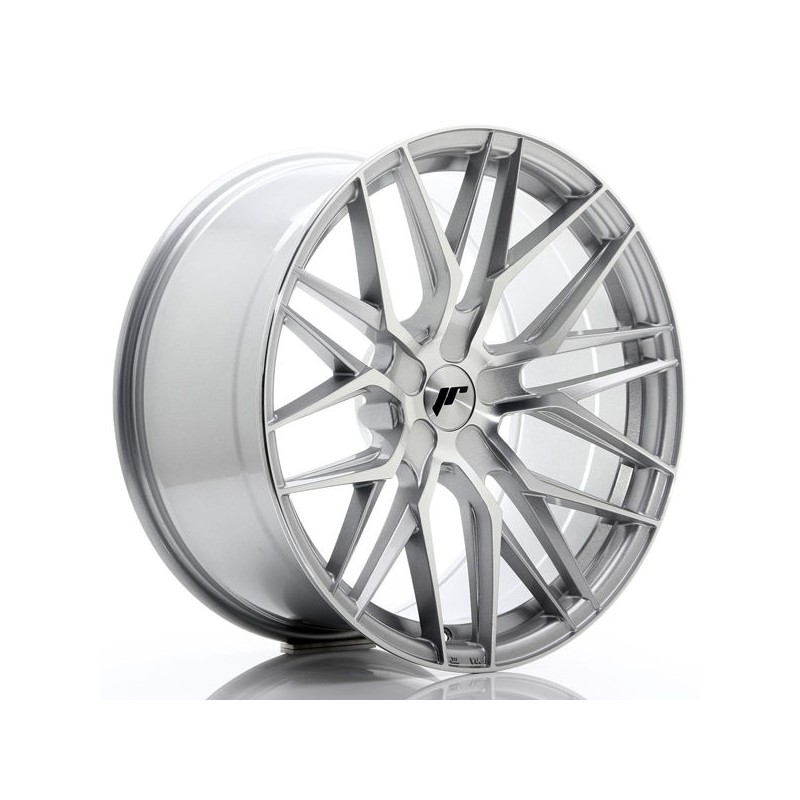 JR Wheels JR28 20x10 ET20-40 5H BLANK Silver Machined Face