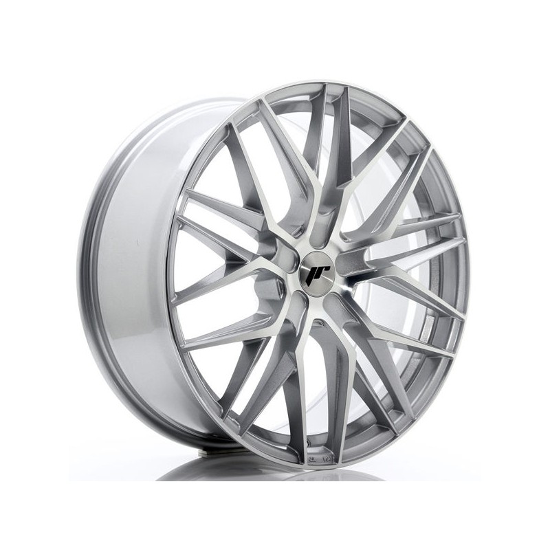 JR Wheels JR28 21x9 ET15-45 5H BLANK Silver Machined Face JR Wheels JR28 21x9 ET15-45 5H BLANK Silver Machined Face