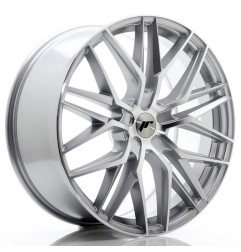 JR Wheels JR28 22x9 ET30-45 5H BLANK Silver Machined Face