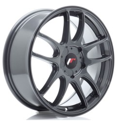 JR Wheels JR29 17x7 ET20-48 5H BLANK Hyper Gray