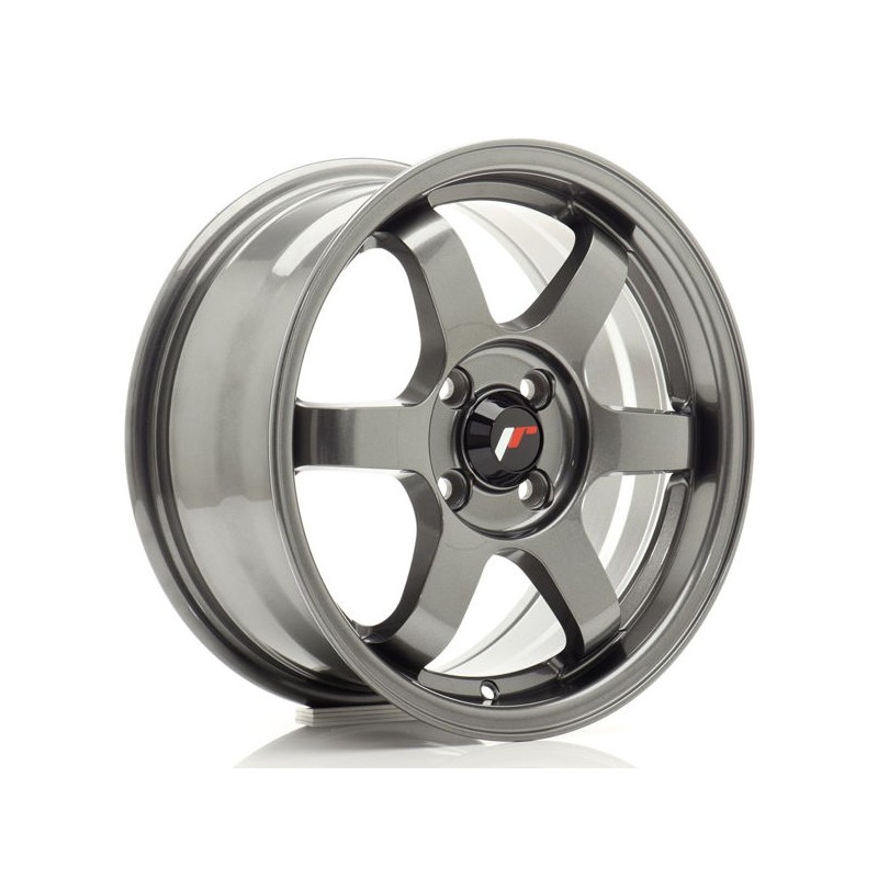JR Wheels JR3 15x7 ET40 4x100 Gun Metal