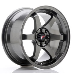 JR Wheels JR3 15x8 ET25 4x100/108 Gun Metal