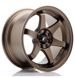 JR Wheels JR3 15x8 ET25 4x100/114 Anodized Bronze