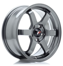 JR Wheels JR3 16x7 ET25 4x100 Gun Metal