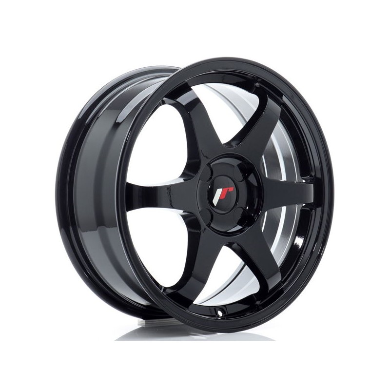JR Wheels JR3 17x7 ET20-42 4H BLANK Gloss Black