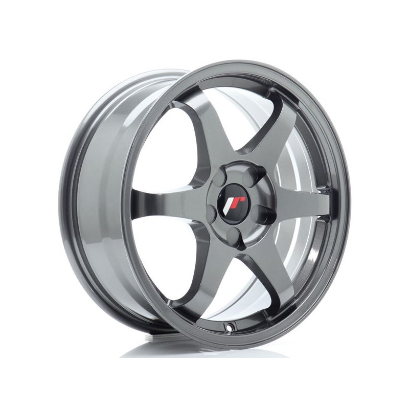 JR Wheels JR3 17x7 ET20-42 5H BLANK Gun Metal