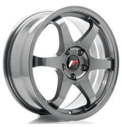 JR Wheels JR3 17x7 ET40 4x100 Gun Metal