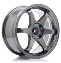 JR Wheels JR3 17x8 ET20-35 4H BLANK Gun Metal