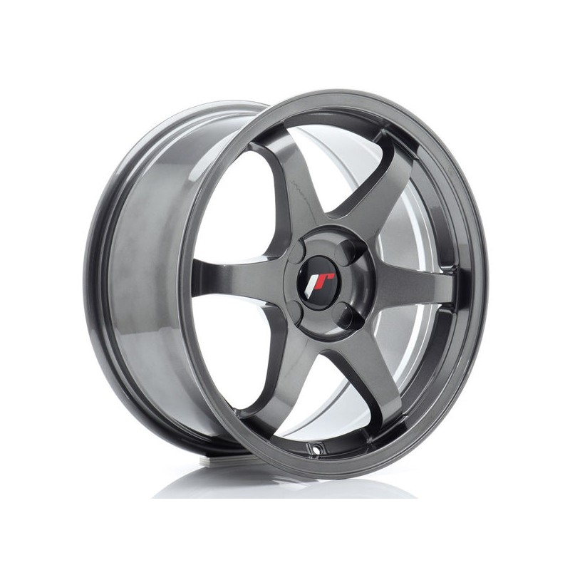 JR Wheels JR3 17x8 ET20-35 4H BLANK Gun Metal