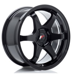 JR Wheels JR3 17x8 ET20-35 5H BLANK Gloss Black