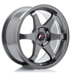 JR Wheels JR3 17x8 ET20-35 5H BLANK Gun Metal
