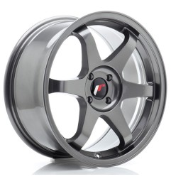 JR Wheels JR3 17x8 ET35 4x100 Gun Metal