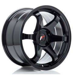 JR Wheels JR3 17x9 ET20-35 4H BLANK Gloss Black