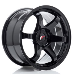 JR Wheels JR3 17x9 ET20-35 5H BLANK Gloss Black