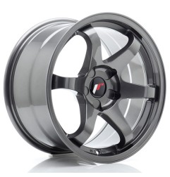 JR Wheels JR3 17x9 ET20-35 5H BLANK Gun Metal