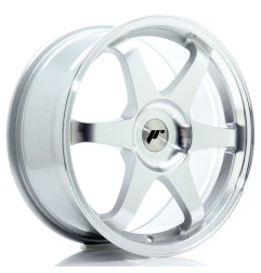 JR Wheels JR3 18x8 ET20-45 BLANK Silver Machined Face