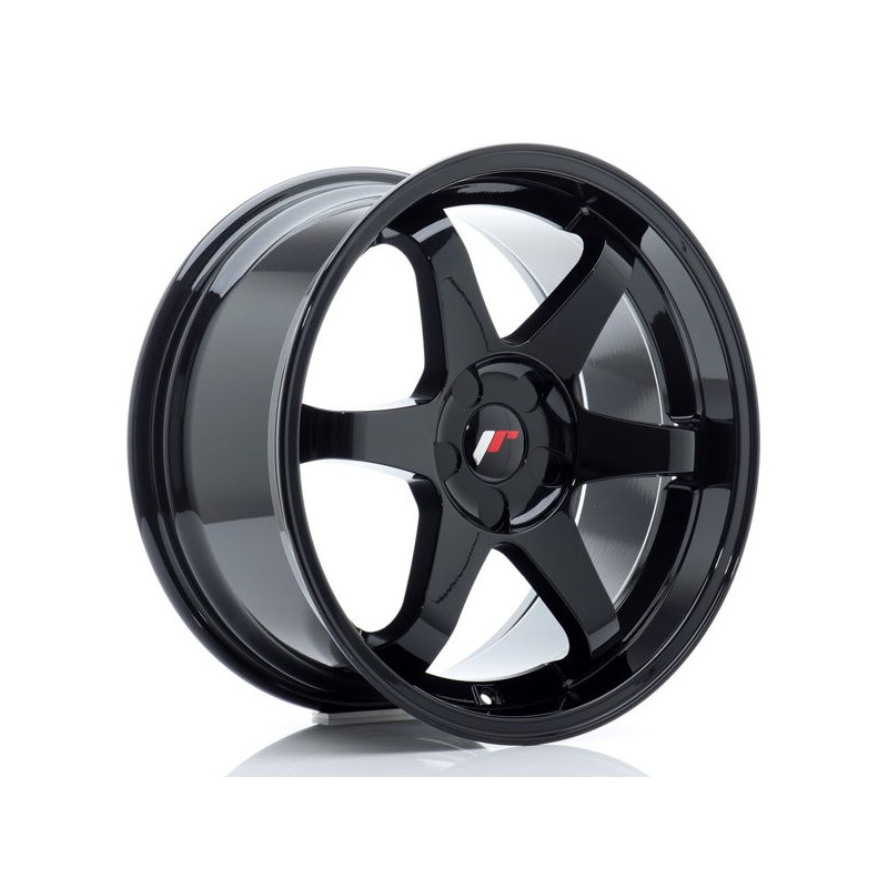 JR Wheels JR3 18x9 ET15-40 5H BLANK Gloss Black
