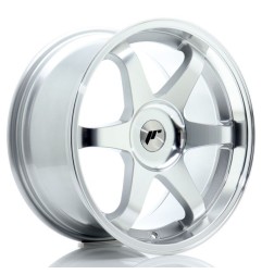 JR Wheels JR3 18x9 ET15-40 BLANK Silver Machined Face