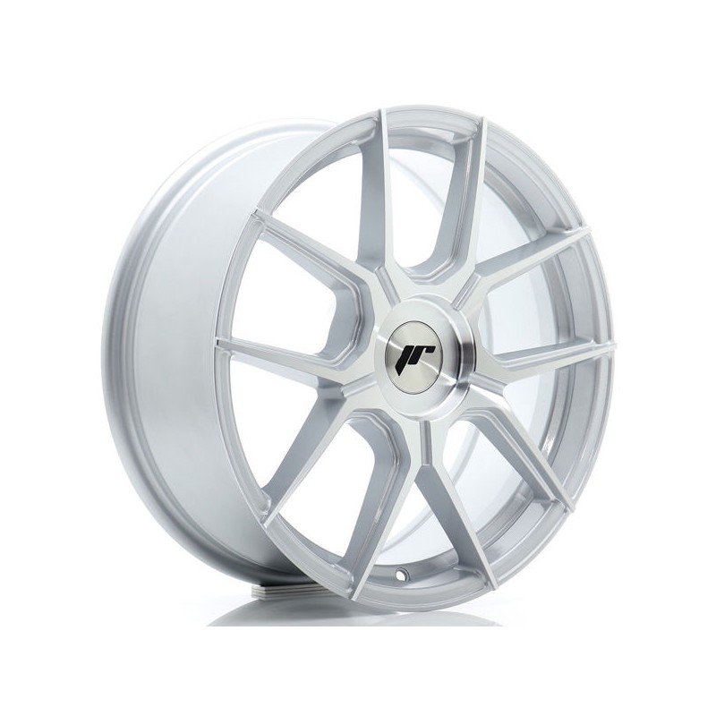 JR Wheels JR30 17x7 ET20-40 BLANK Silver Machined Face