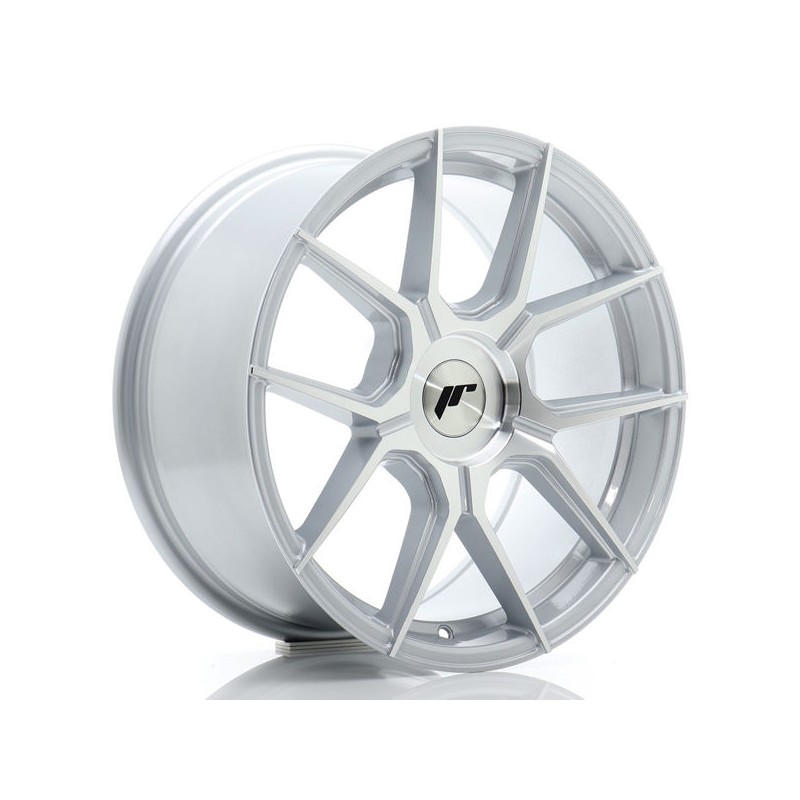JR Wheels JR30 17x8 ET20-40 BLANK Silver Machined Face JR Wheels JR30 17x8 ET20-40 BLANK Silver Machined Face