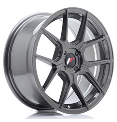 JR Wheels JR30 17x8 ET40 4x100 Hyper Gray