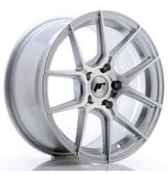 JR Wheels JR30 17x8 ET40 5x112 Silver Machined Face