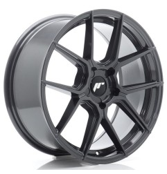 JR Wheels JR30 18x8 ET20-40 5H Blank Hyper Gray