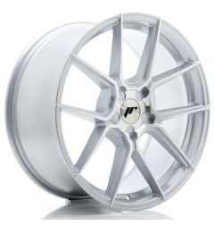 JR Wheels JR30 19x8 ET20-40 5H BLANK Silver Machined Face
