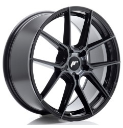 JR Wheels JR30 20x8 ET20-40 5H BLANK Black Machined w/Tinted Face