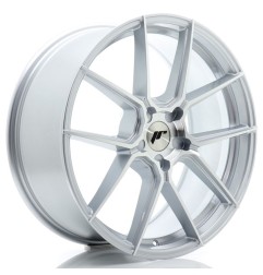 JR Wheels JR30 20x8 ET20-40 5H BLANK Silver Machined Face
