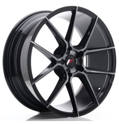 JR Wheels JR30 20x8,5 ET20-42 5H BLANK Black Brushed w/Tinted Face