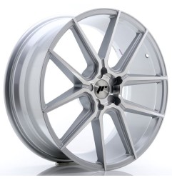 JR Wheels JR30 21x9 ET20-40 5H BLANK Silver Machined Face