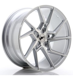JR Wheels JR33 20x10 ET20-40 5H BLANK Silver Machined Face