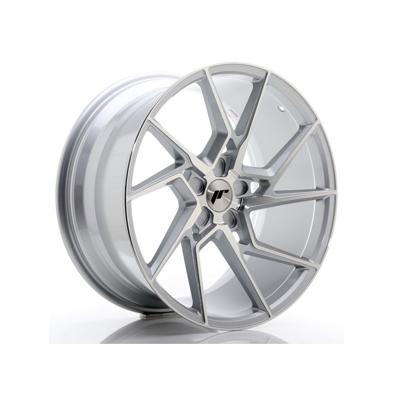 JR Wheels JR33 20x10 ET20-40 5H BLANK Silver Machined Face
