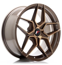 JR Wheels JR34 18x8 ET20-42 5H BLANK Platinum Bronze