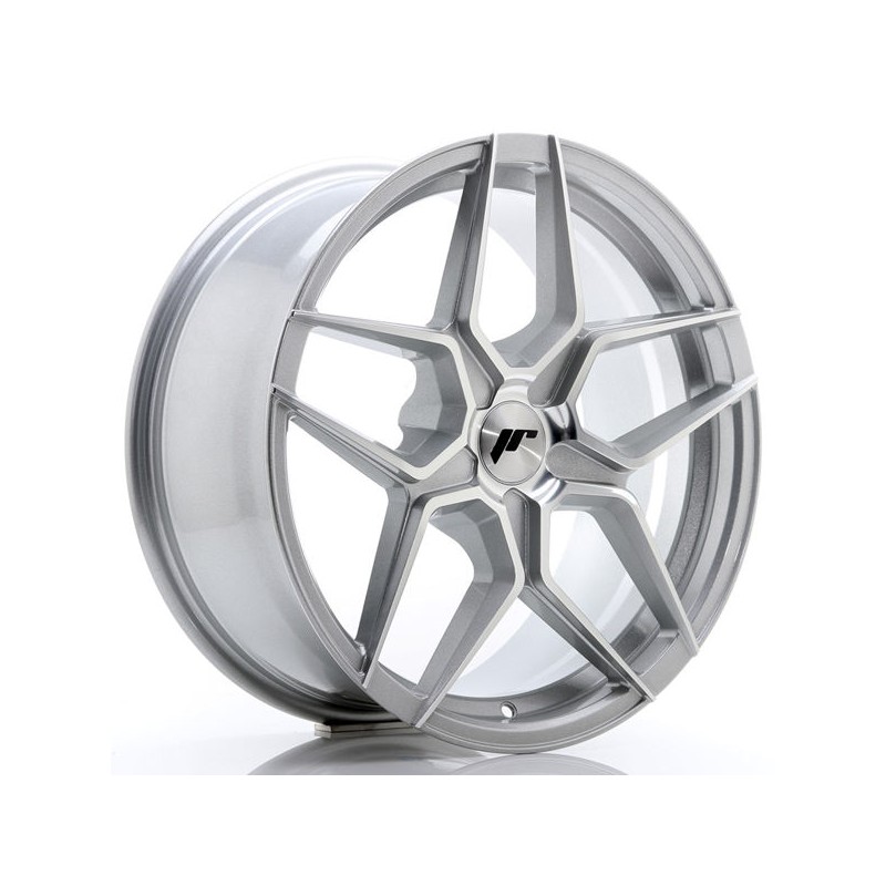 JR Wheels JR34 18x8 ET20-42 5H BLANK Silver Machined Face JR Wheels JR34 18x8 ET20-42 5H BLANK Silver Machined Face