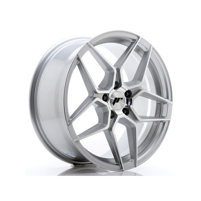 JR Wheels JR34 18x8 ET42 5x112 Silver Machined Face