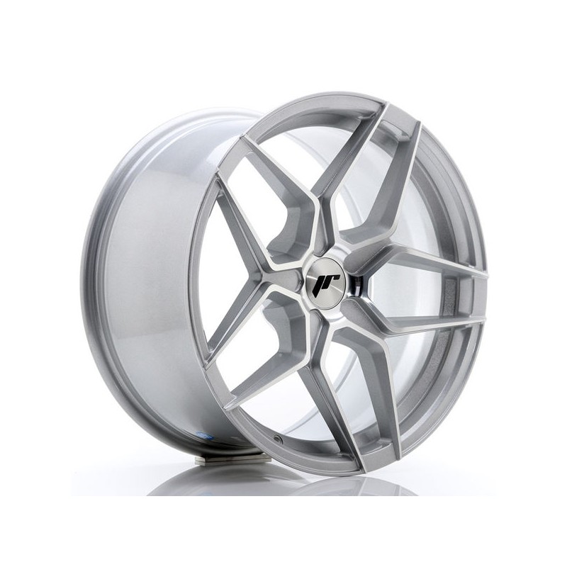 JR Wheels JR34 18x9 ET20-42 5H BLANK Silver Machined Face